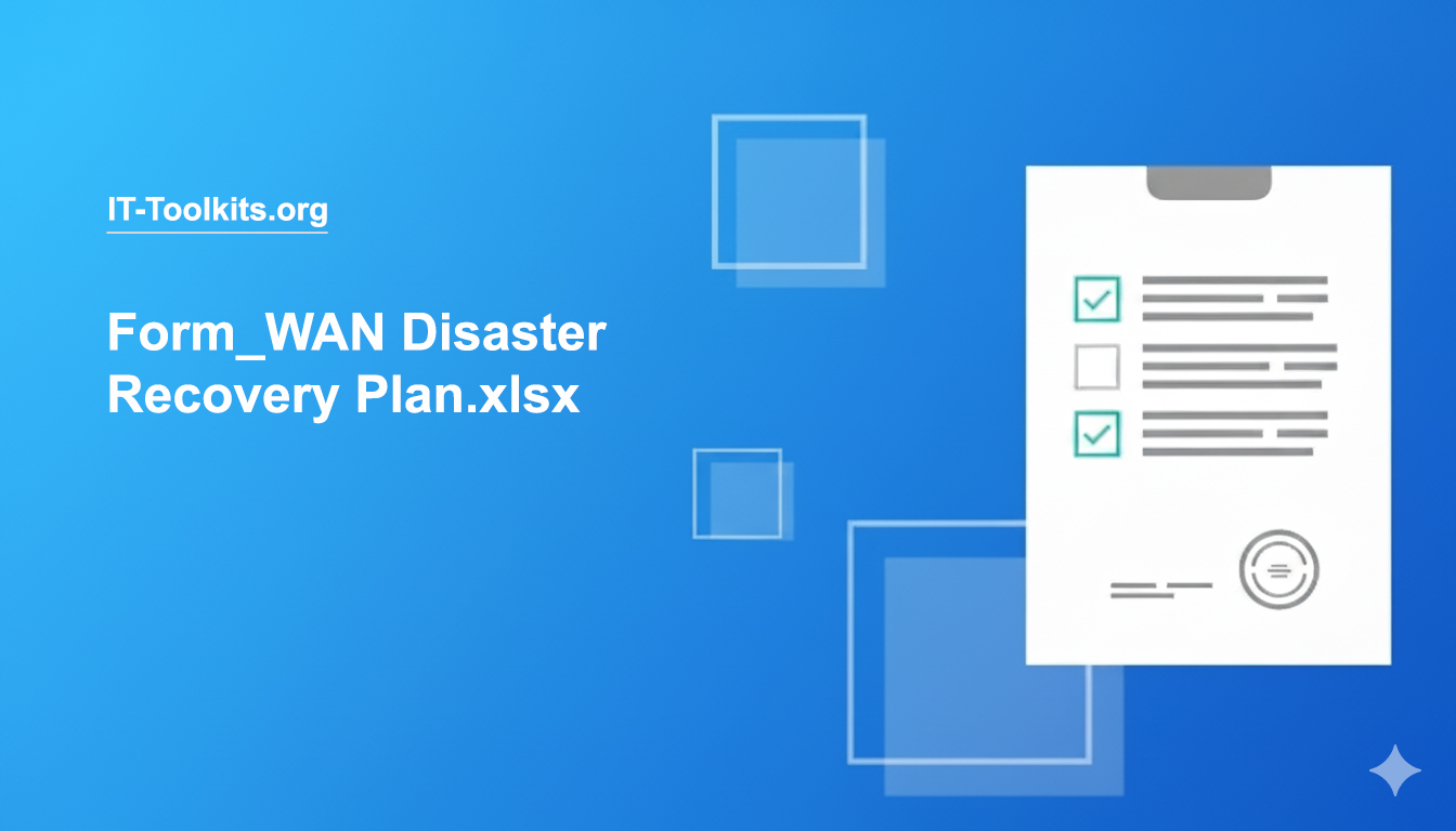 Form_WAN Disaster Recovery Plan