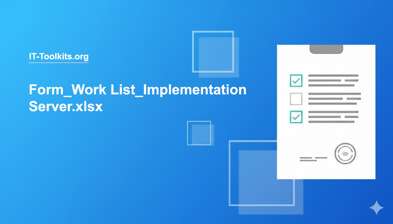 Form_Work List_Implementation Server
