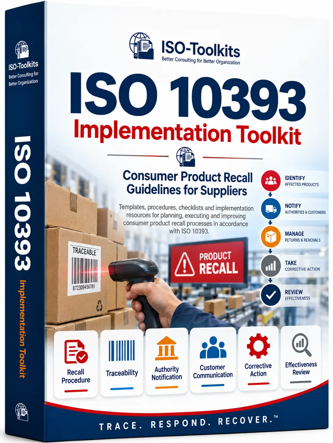 ISO 10393:2013 Consumer Product Recall Guidelines for Suppliers Implementation Toolkit Cover