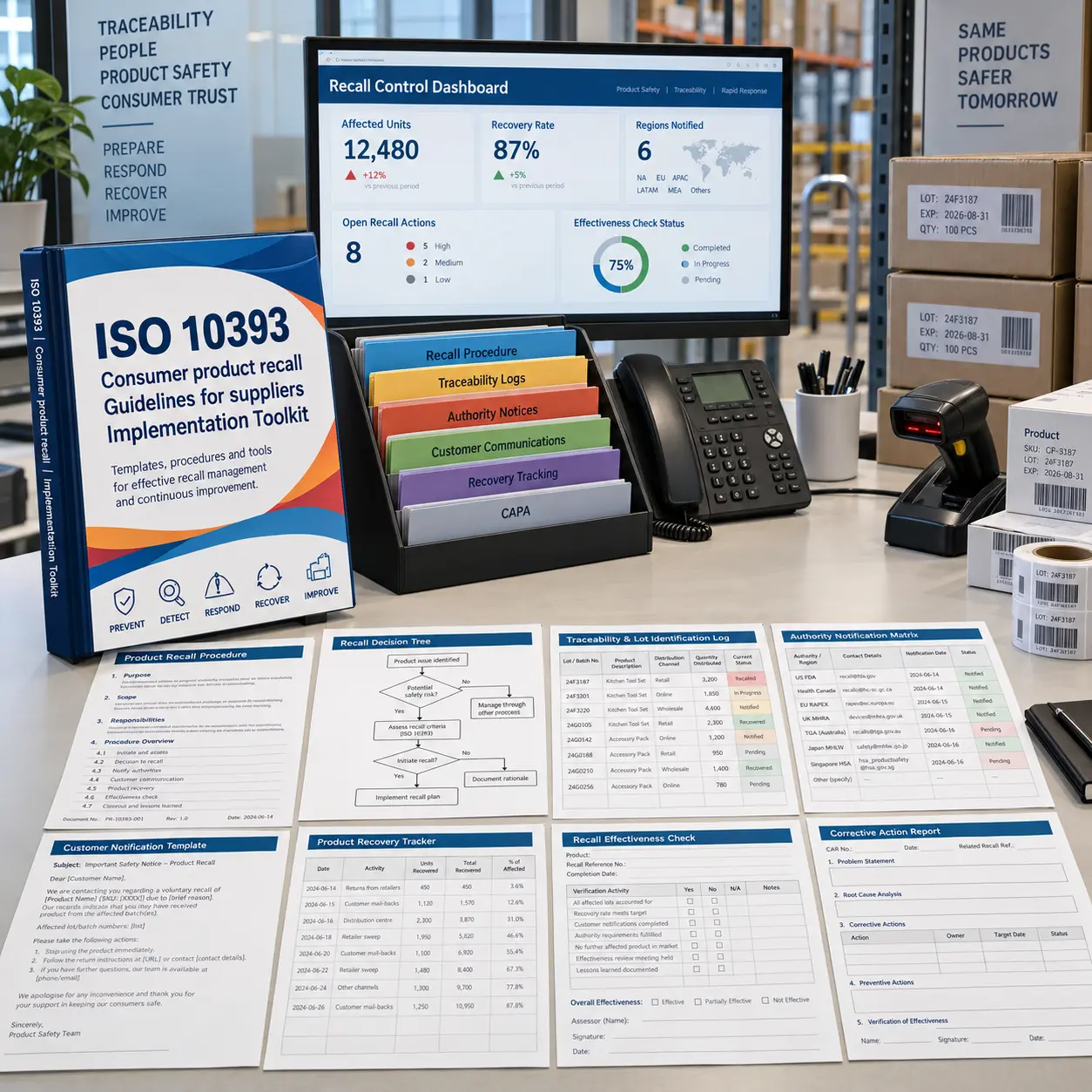 ISO 10393:2013 Consumer Product Recall Guidelines for Suppliers Implementation Toolkit