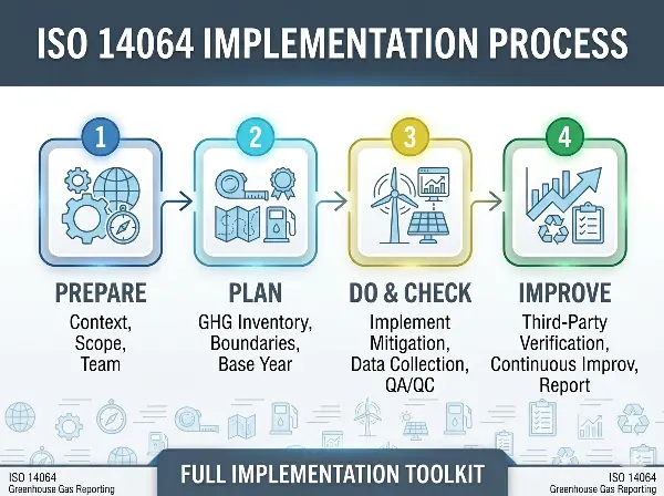 ISO 14064 Greenhouse Gases Quantification, Reporting and Verification Implementation Toolkits