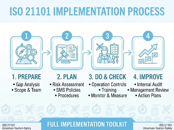 ISO 21101 Adventure Tourism Safety Management Systems Implementation Toolkits