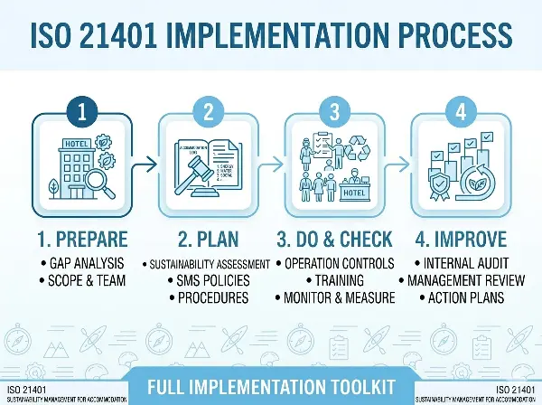 ISO 21401 Sustainability Management for Accommodation Implementation Toolkits