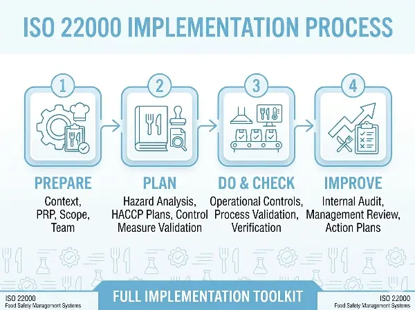 ISO 22000 Food Safety Management Systems Implementation Toolkits