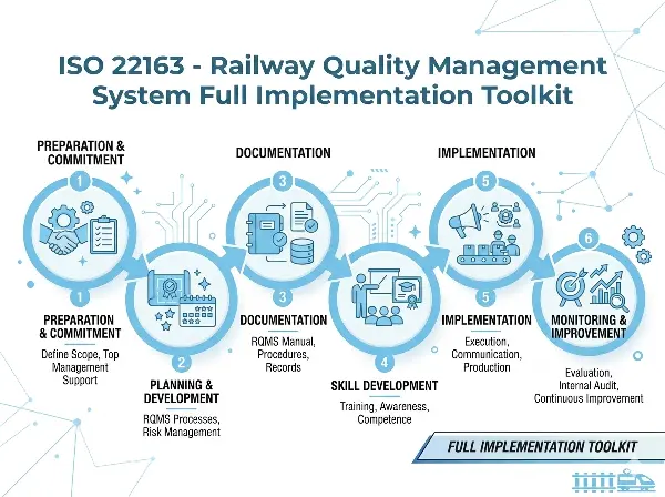 ISO 22163:2023 Railway Quality Management System Implementation Toolkits