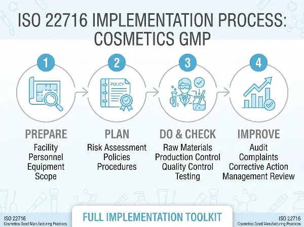 ISO 22716 Cosmetics GMP Full Implementation Toolkit