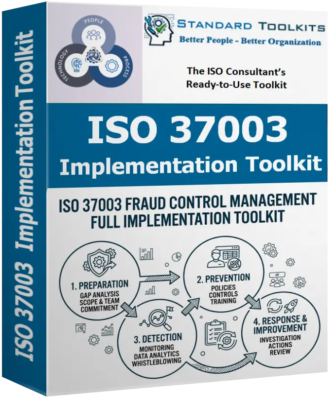 ISO 37003 Fraud Control Management Full Implementation Toolkit